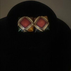 Colorful Geometric Earrings